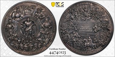 2009 Medal Milennium of Name Silvered Brass SP68