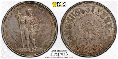 1879 5 Fr Basel R-92a N1