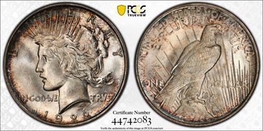1922-D $1 MS64+ 