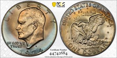 1974-D $1 MS65