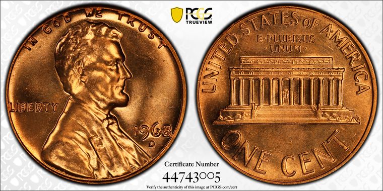 Cert 44743005 - Coin Image