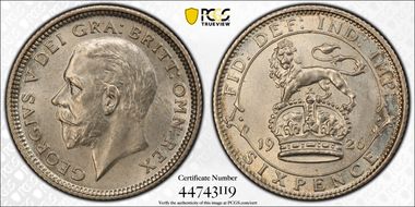 1926 6D S-4034 Mod Effigy MS64