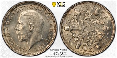 1927 6D S-4040 Acorn Rev PR66