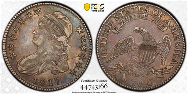 1817 50C Overton 108a XF45