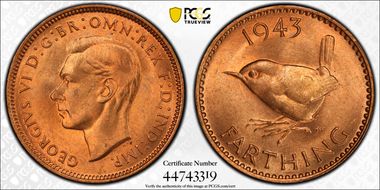 1943 1/4D S-4116 MS66RD