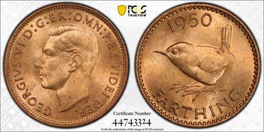 1950 1/4D S-4119 MS65RD