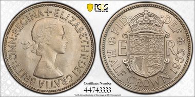 1953 1/2 Cr S-4137 MS65