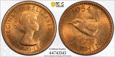 1954 1/4D S-4159 MS65RD