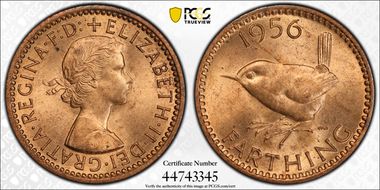 1956 1/4D S-4159 MS65RD