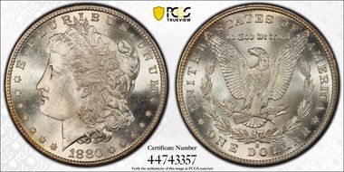1880-S $1 MS64