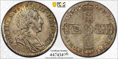1697 6D S-3538 3rd Bust Large Crowns MS64+