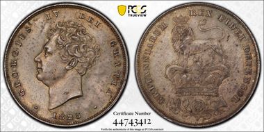 1825 Shil S-3812 Bare Head MS63