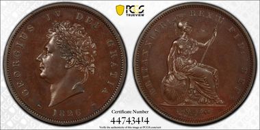 1826 1D S-3823 Bronzed PR63