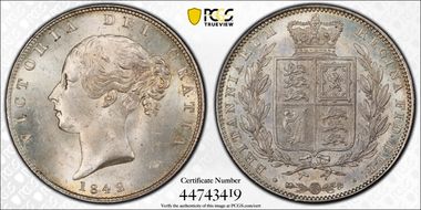 1842 1/2 Cr S-3888 MS64