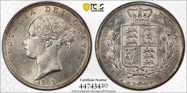 1881 1/2 Cr S-3889 MS62