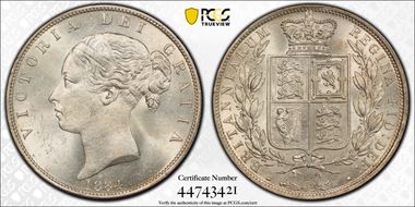 1884 1/2 Cr S-3889 MS63