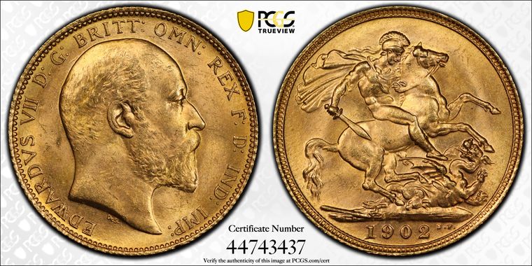 Cert 44743437 - Coin Image