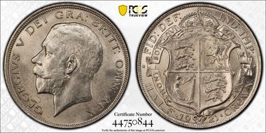 1921 1/2 Cr S-4021A MS63