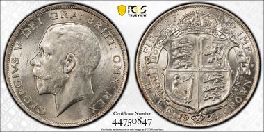 1923 1/2 Cr S-4021A MS62