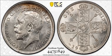 1914 Florin S-4012 MS62