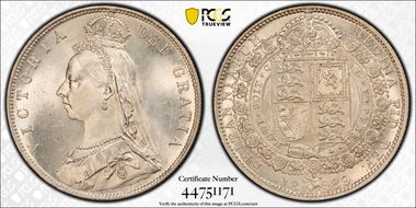 1889 1/2 Cr S-3924 MS65