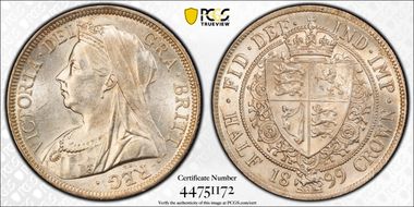 1899 1/2 Cr S-3938 MS63