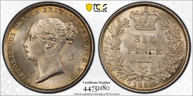 1851 6D S-3908 MS64