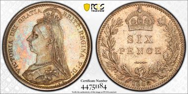 1888 6D S-3929 MS65