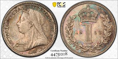 1898 1D Mdy S-3947 PL66