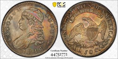 1818/7 50C O-103a, Large 8 Large 8 N1