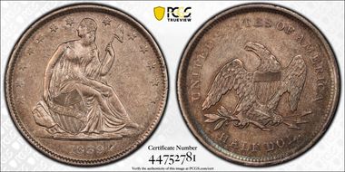 1839 50C WB-5 Drapery N1