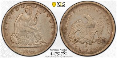 1840-O 50C WB-11 XF40