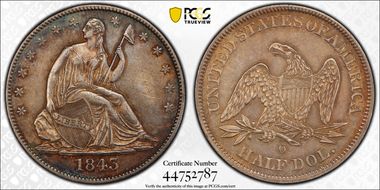 1843-O 50C WB-13 Large O N1