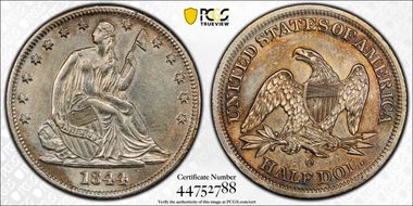 1844-O 50C WB-6 Large O N1