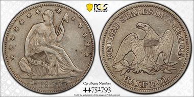 1855 50C Arrows WB-101 VF30