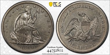 1860-O 50C WB-9 Large O RPM T-2 Rev N1