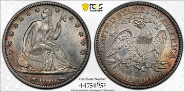 1873 50C Large Arrows, WB-106 N1