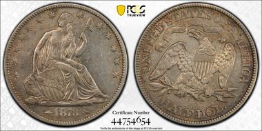 1873 50C Small Arrows, WB-107 N1