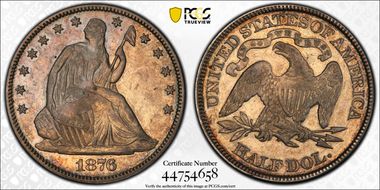 1876 50C WB-102 Type 2 Reverse XF45