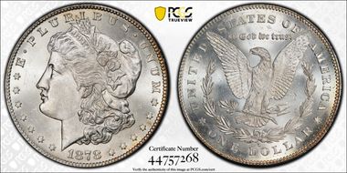 1878-S $1 MS64