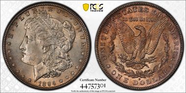 1894-S $1 MS62