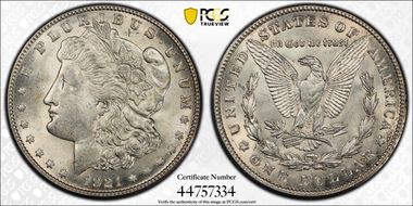 1921-S $1 MS63