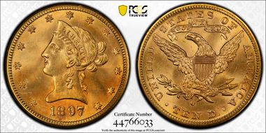 1897-O $10 MS64+