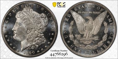 1890-CC $1 MS63PL