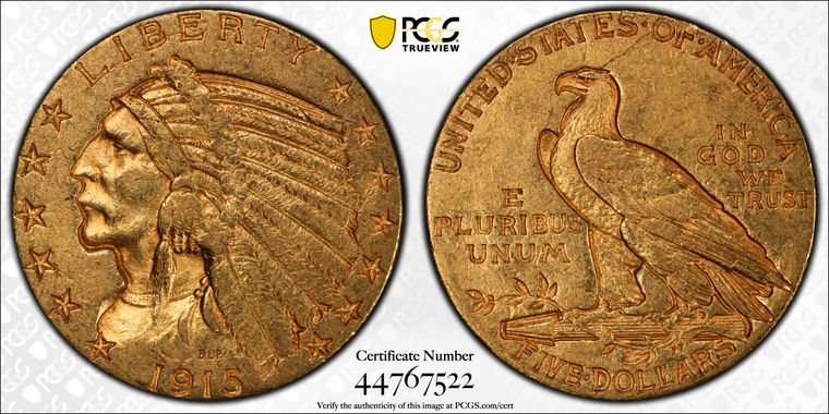 Cert 44767522 - Coin Image