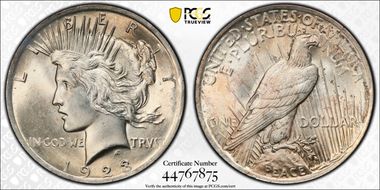 1923 $1 MS65