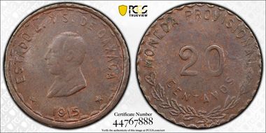 1915 20C KM-733 MS63BN