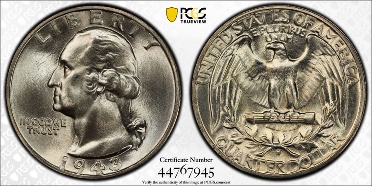 Cert 44767945 - Coin Image