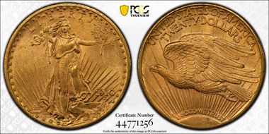 1910 $20 MS64
