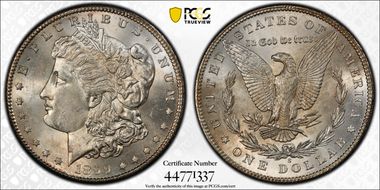 1899-S $1 MS63